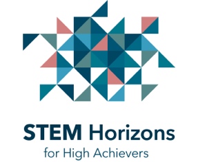 a logo for STEM horizons